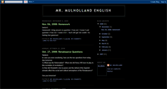 Desktop Screenshot of mulhollandenglish.blogspot.com