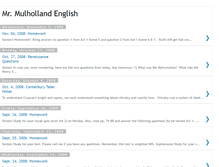 Tablet Screenshot of mulhollandenglish.blogspot.com