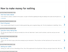 Tablet Screenshot of howtomakemoneyfornothing.blogspot.com