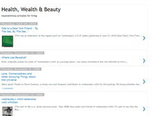 Tablet Screenshot of healthwealthandbeauty.blogspot.com