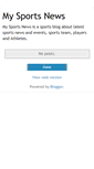 Mobile Screenshot of misportsnews.blogspot.com