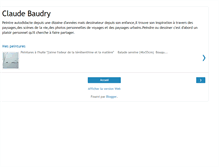 Tablet Screenshot of claudebaudry.blogspot.com