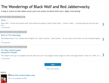 Tablet Screenshot of blackwolfnredjabberwocky.blogspot.com