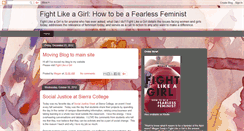 Desktop Screenshot of fearlessfeminist.blogspot.com