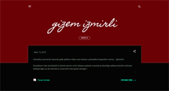 Desktop Screenshot of gizemizmirli.blogspot.com