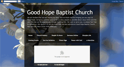 Desktop Screenshot of goodhopebaptist.blogspot.com