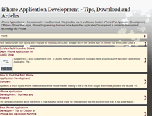 Tablet Screenshot of iphoneapplicationanddevelopment.blogspot.com