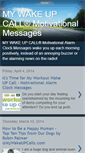 Mobile Screenshot of mywakeupcalls.blogspot.com