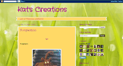 Desktop Screenshot of katscreations.blogspot.com