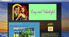 Desktop Screenshot of easyandwonderful.blogspot.com