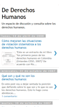 Mobile Screenshot of dederechoshumanos.blogspot.com