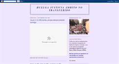 Desktop Screenshot of huelgajusticia.blogspot.com
