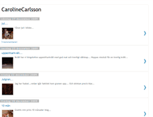 Tablet Screenshot of carolinecarlsson87.blogspot.com