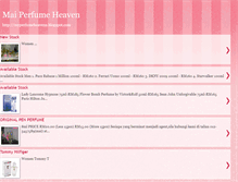 Tablet Screenshot of myperfumeheavens.blogspot.com