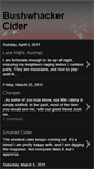 Mobile Screenshot of bushwhackercider.blogspot.com