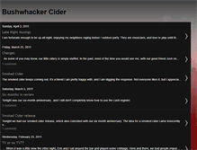 Tablet Screenshot of bushwhackercider.blogspot.com