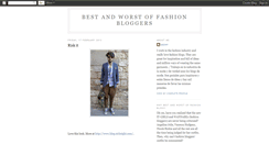 Desktop Screenshot of fashionbestandworst.blogspot.com