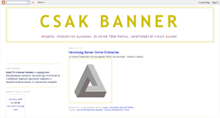 Desktop Screenshot of csak-banner.blogspot.com
