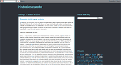 Desktop Screenshot of historioseando.blogspot.com