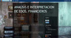 Desktop Screenshot of analisiseinterpretaciondeestadosfinan.blogspot.com