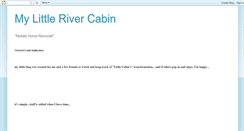 Desktop Screenshot of mylittlerivercabin.blogspot.com