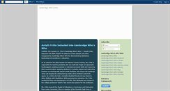 Desktop Screenshot of cambridgewhoswhopr.blogspot.com