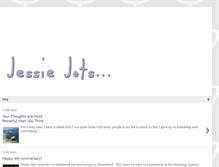 Tablet Screenshot of jessiejots.blogspot.com