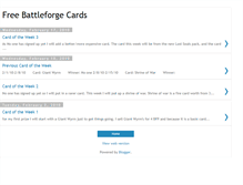 Tablet Screenshot of freebattleforgecards.blogspot.com