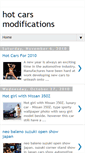 Mobile Screenshot of hotcarsmodifications.blogspot.com