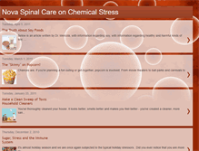 Tablet Screenshot of novaspinalcarechemicalstress.blogspot.com