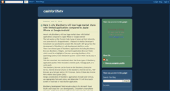 Desktop Screenshot of cashforlifetv.blogspot.com