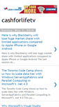 Mobile Screenshot of cashforlifetv.blogspot.com
