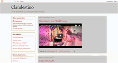 Desktop Screenshot of estiloclandestino.blogspot.com