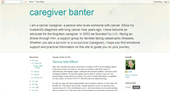 Desktop Screenshot of caregiverbanter.blogspot.com