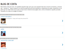 Tablet Screenshot of blogdecosta.blogspot.com