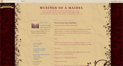 Desktop Screenshot of musingsofamaidel.blogspot.com