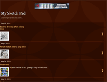 Tablet Screenshot of mysketchpads.blogspot.com