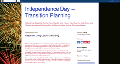 Desktop Screenshot of independencedaytransitionplanning.blogspot.com