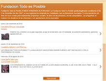 Tablet Screenshot of fundaciontodoesposible.blogspot.com