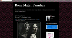 Desktop Screenshot of bonamaterfamilias.blogspot.com