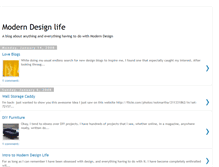 Tablet Screenshot of moderndesignlife.blogspot.com