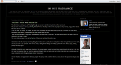 Desktop Screenshot of inhisradiance.blogspot.com