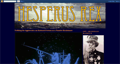 Desktop Screenshot of hesperusrex.blogspot.com