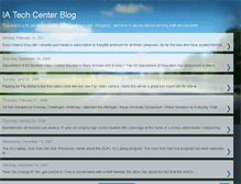 Tablet Screenshot of iatechcenter.blogspot.com