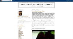 Desktop Screenshot of fakeblindlemonjefferson.blogspot.com