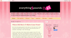 Desktop Screenshot of everything5pounds.blogspot.com