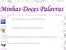 Tablet Screenshot of minhas-doces-palavras.blogspot.com