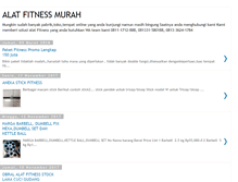 Tablet Screenshot of fitnessmurah.blogspot.com