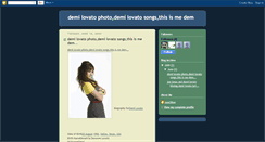 Desktop Screenshot of demi-lovato-bio.blogspot.com