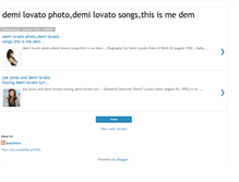 Tablet Screenshot of demi-lovato-bio.blogspot.com
